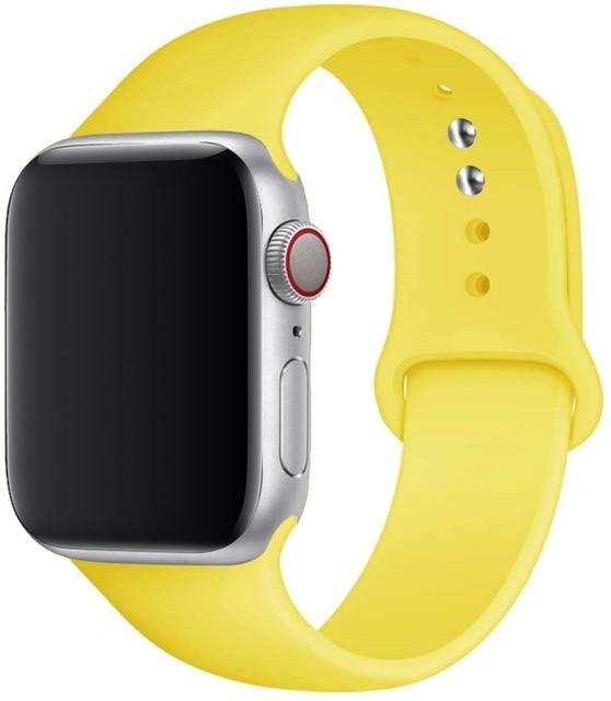 Silicone Strap Apple Watch Bands