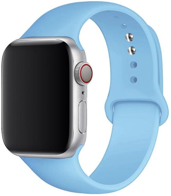 Silicone Strap Apple Watch Bands